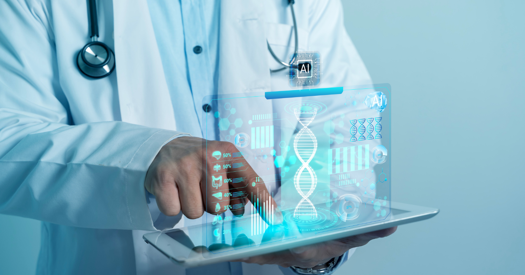 Abstract healthcare data architecture showing a secure medical research platform for imaging, clinical notes, and lab data on Databricks